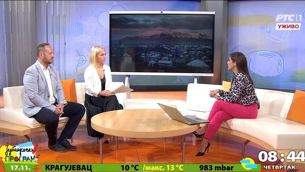 Jutarnji program RTS Bojana MIlutinović